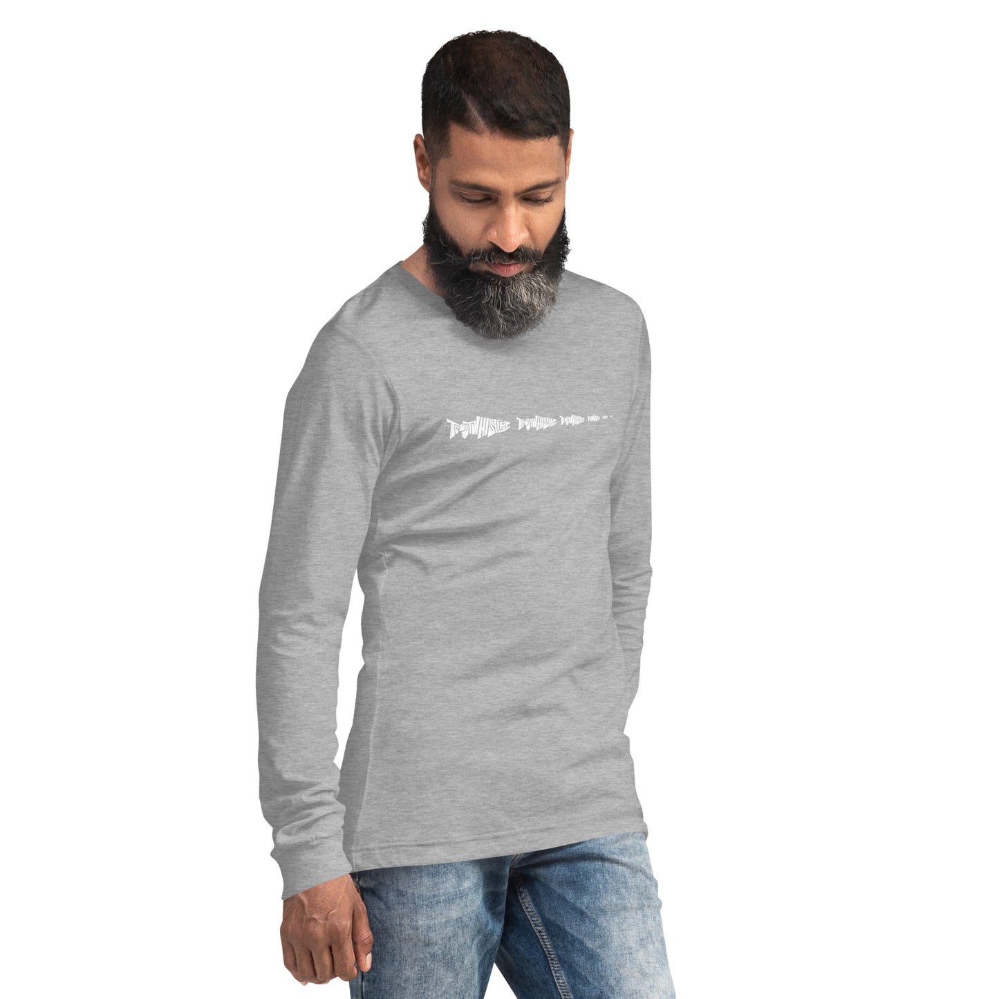 TroutWhistler - Long Sleeve Tee | Dark w/ White Multi-Logo