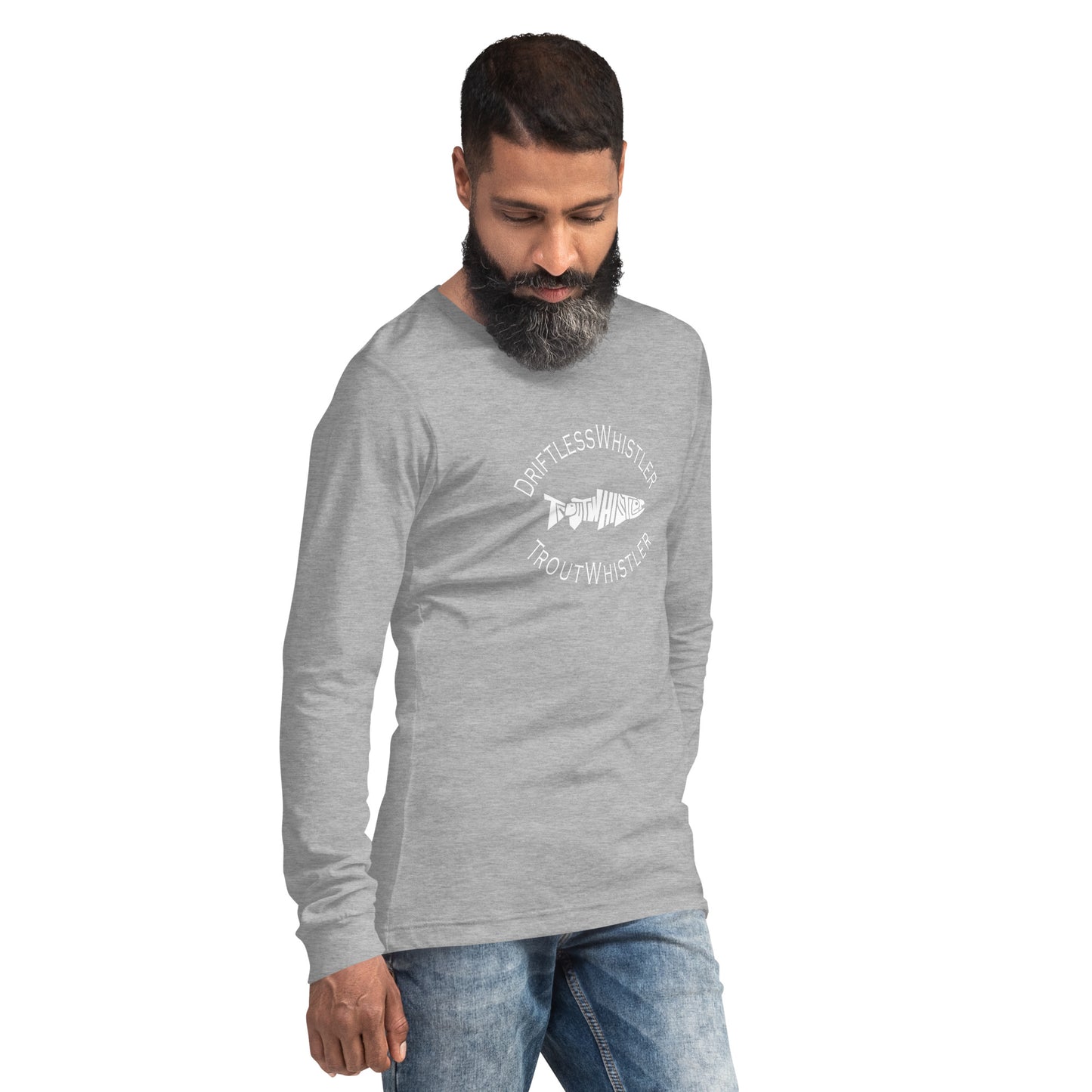DriftlessWhistler - Long Sleeve Tee | Dark w/ White Logo