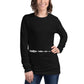 TroutWhistler - Women's Long Sleeve Tee | Dark w/ White Multi Logo