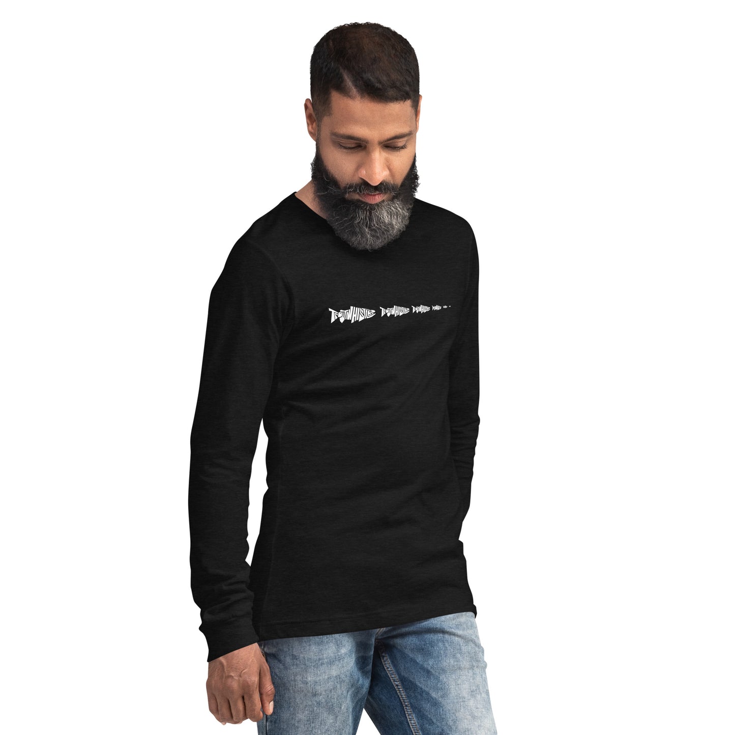 TroutWhistler - Long Sleeve Tee | Dark w/ White Multi-Logo