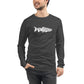 TroutWhistler - Long Sleeve Tee | Dark w/ White Logo