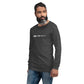 TroutWhistler - Long Sleeve Tee | Dark w/ White Multi-Logo