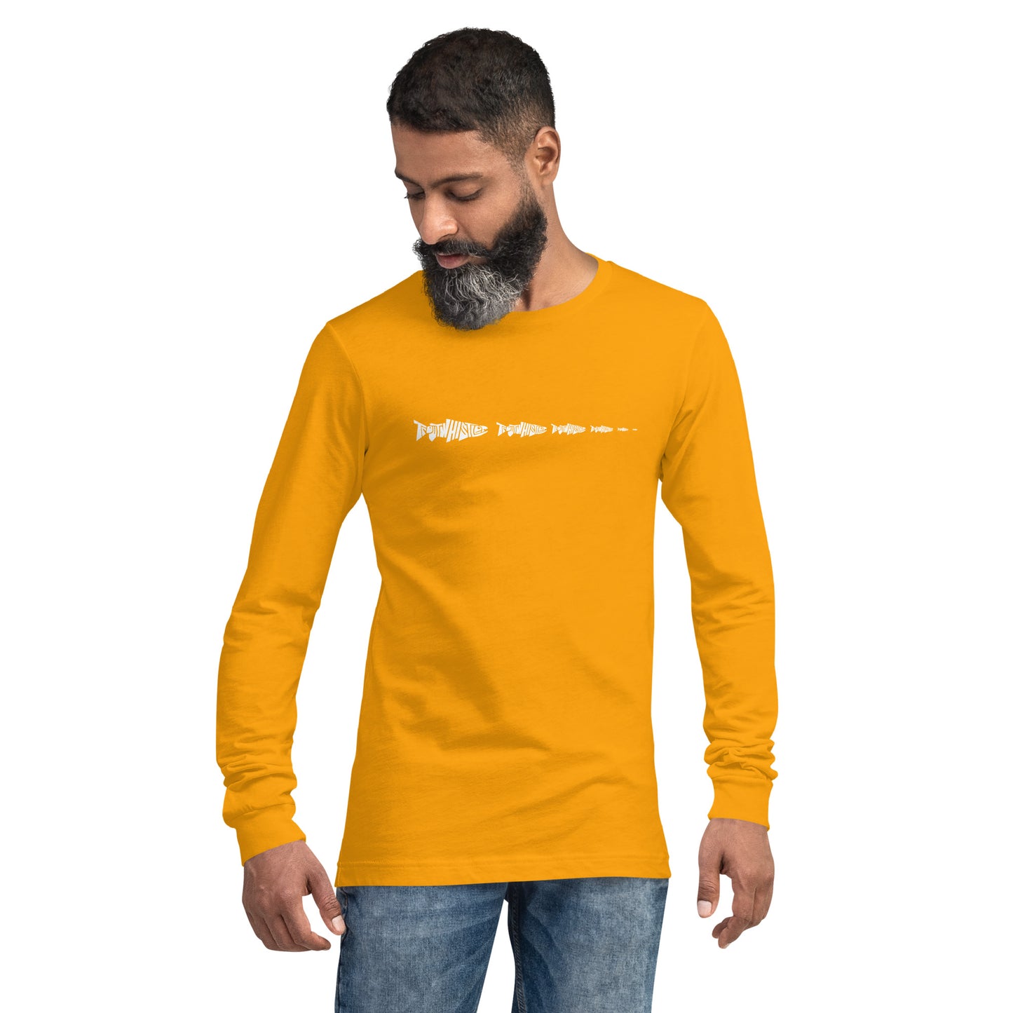 TroutWhistler - Long Sleeve Tee | Dark w/ White Multi-Logo