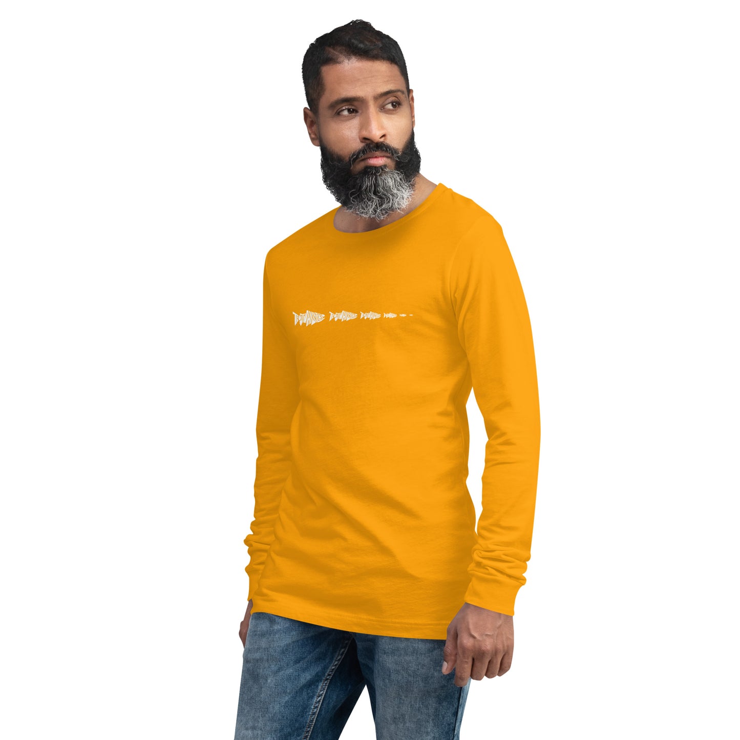 TroutWhistler - Long Sleeve Tee | Dark w/ White Multi-Logo