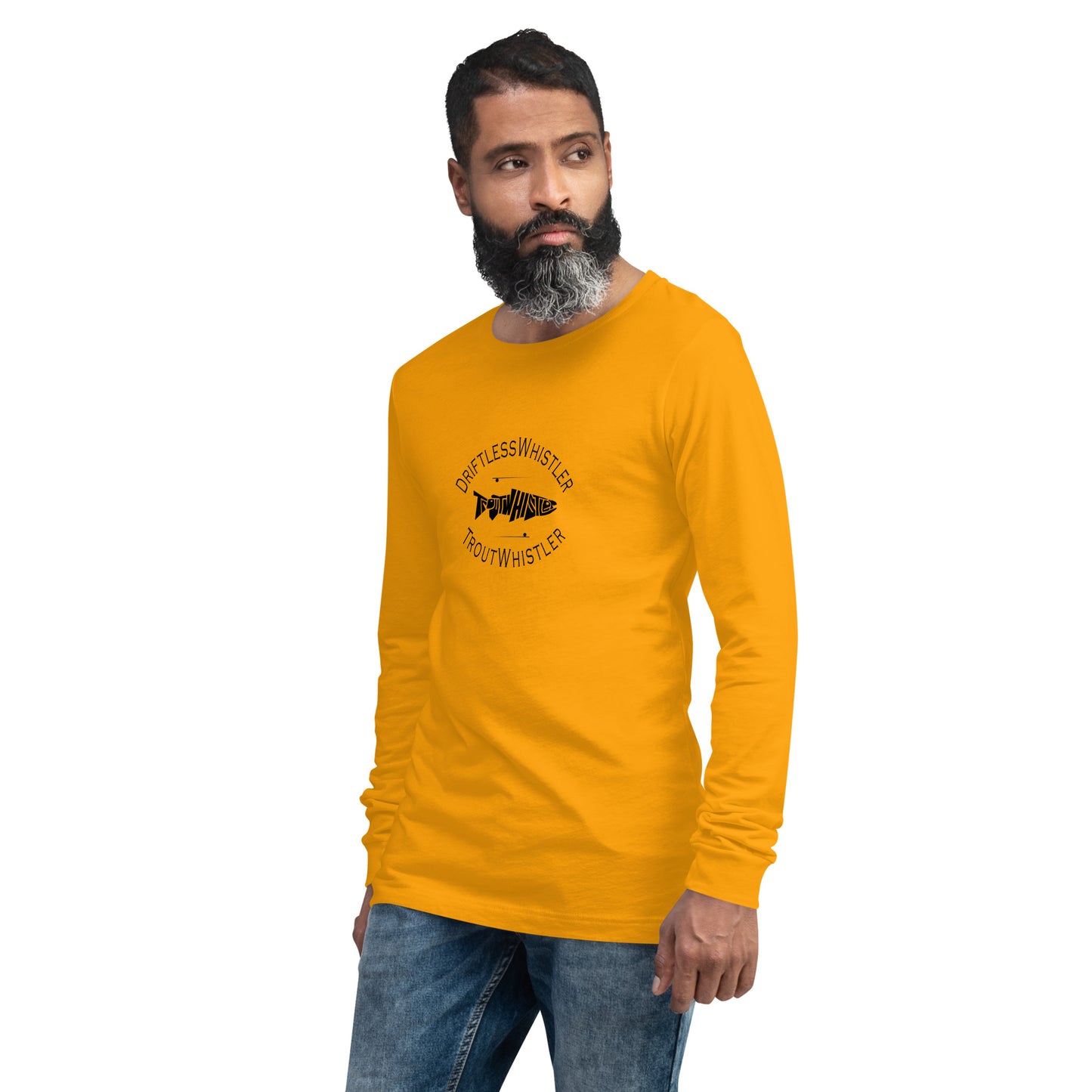 DriftlessWhistler - Long Sleeve Tee | Light w/ Black Logo