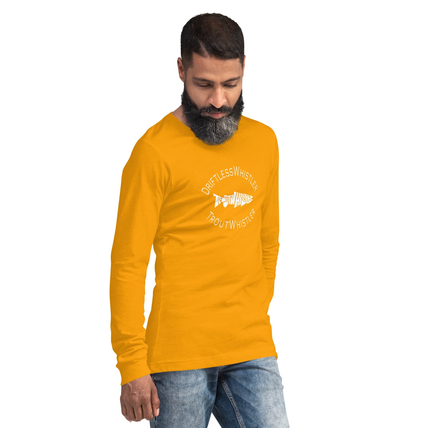 DriftlessWhistler - Long Sleeve Tee | Dark w/ White Logo