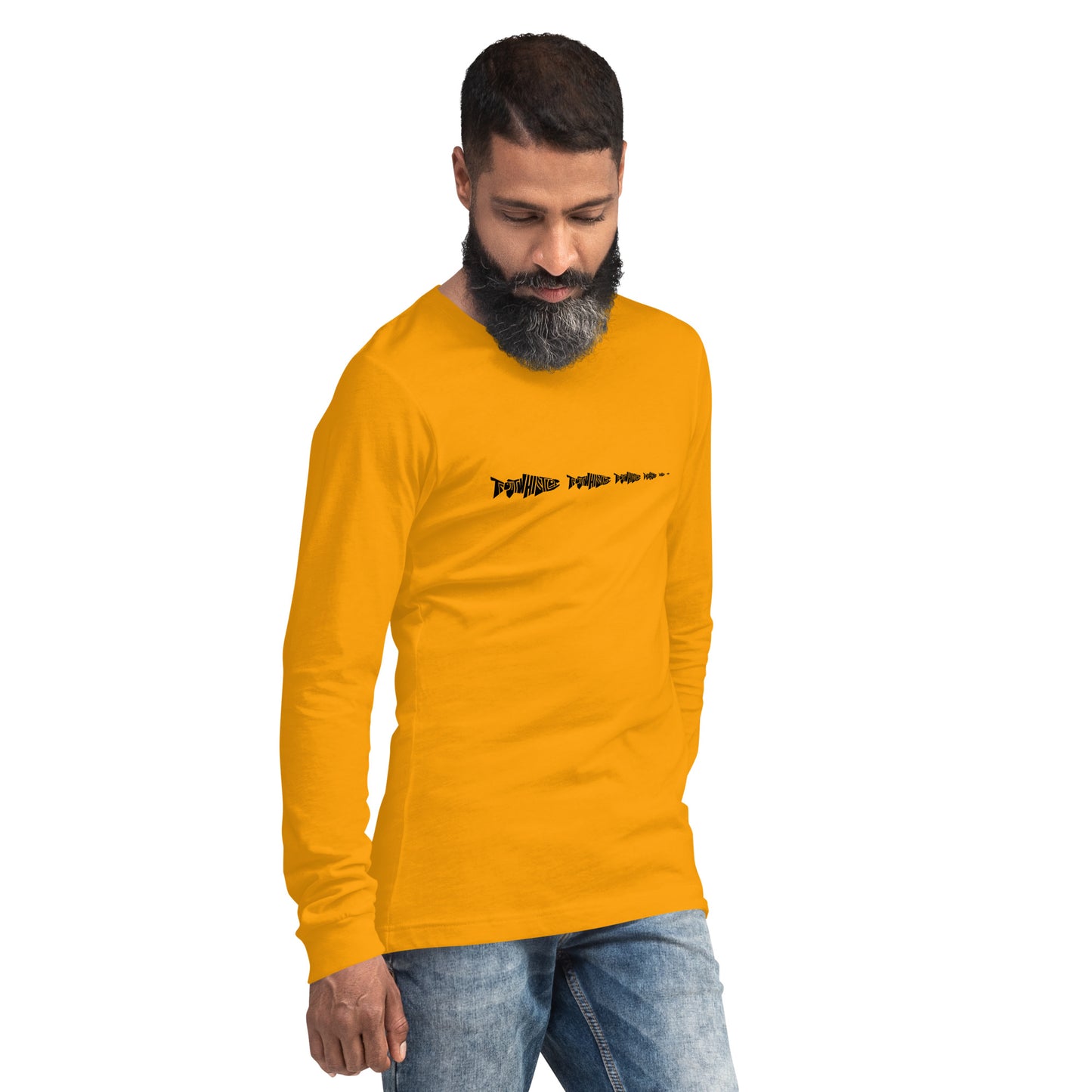 TroutWhistler - Long Sleeve Tee | Light w/ Black Multi-Logo