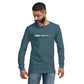 TroutWhistler - Long Sleeve Tee | Dark w/ White Multi-Logo