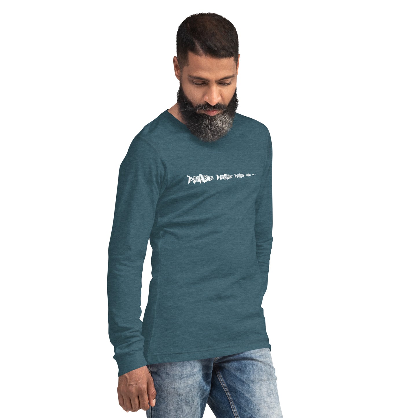 TroutWhistler - Long Sleeve Tee | Dark w/ White Multi-Logo
