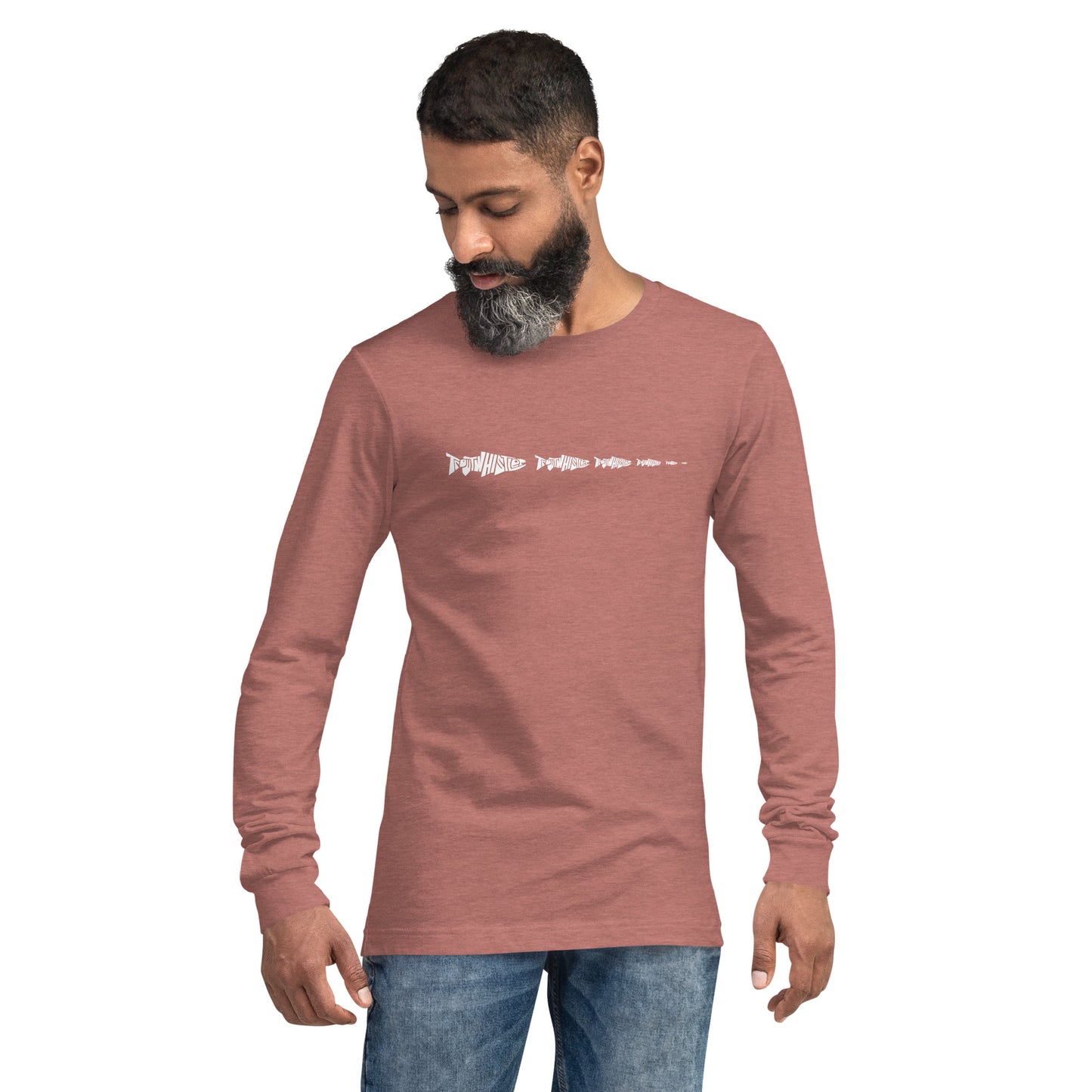 TroutWhistler - Long Sleeve Tee | Dark w/ White Multi-Logo