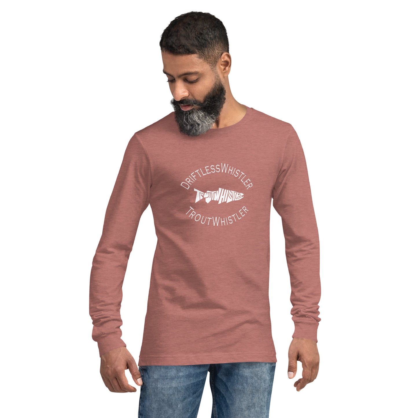 DriftlessWhistler - Long Sleeve Tee | Dark w/ White Logo