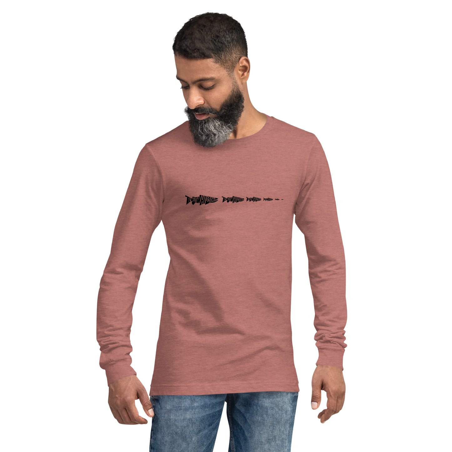 TroutWhistler - Long Sleeve Tee | Light w/ Black Multi-Logo