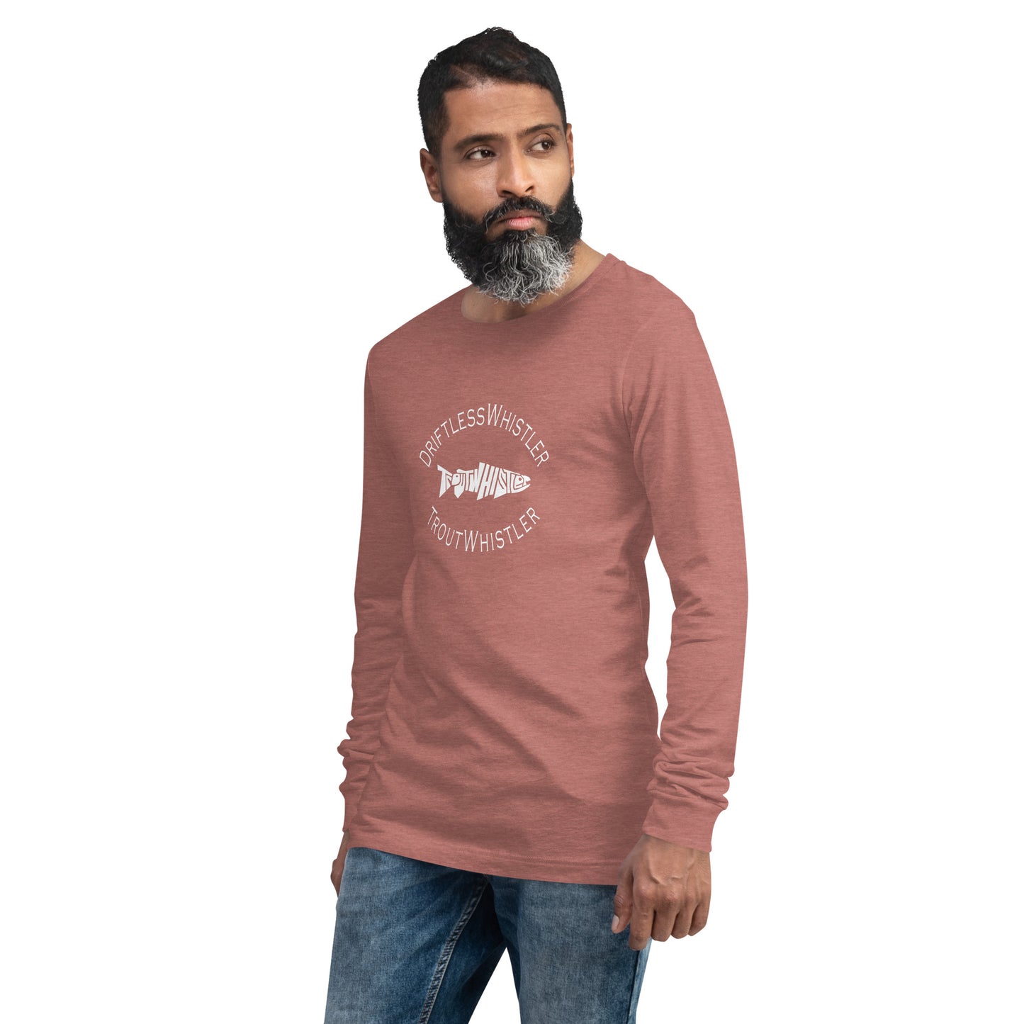 DriftlessWhistler - Long Sleeve Tee | Dark w/ White Logo