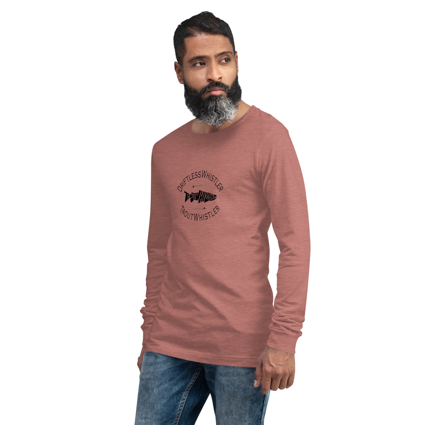 DriftlessWhistler - Long Sleeve Tee | Light w/ Black Logo