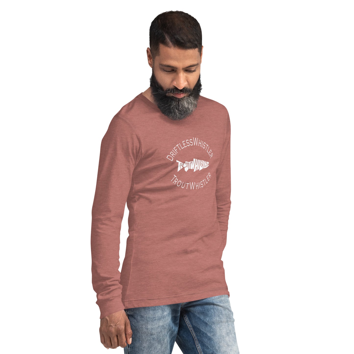 DriftlessWhistler - Long Sleeve Tee | Dark w/ White Logo