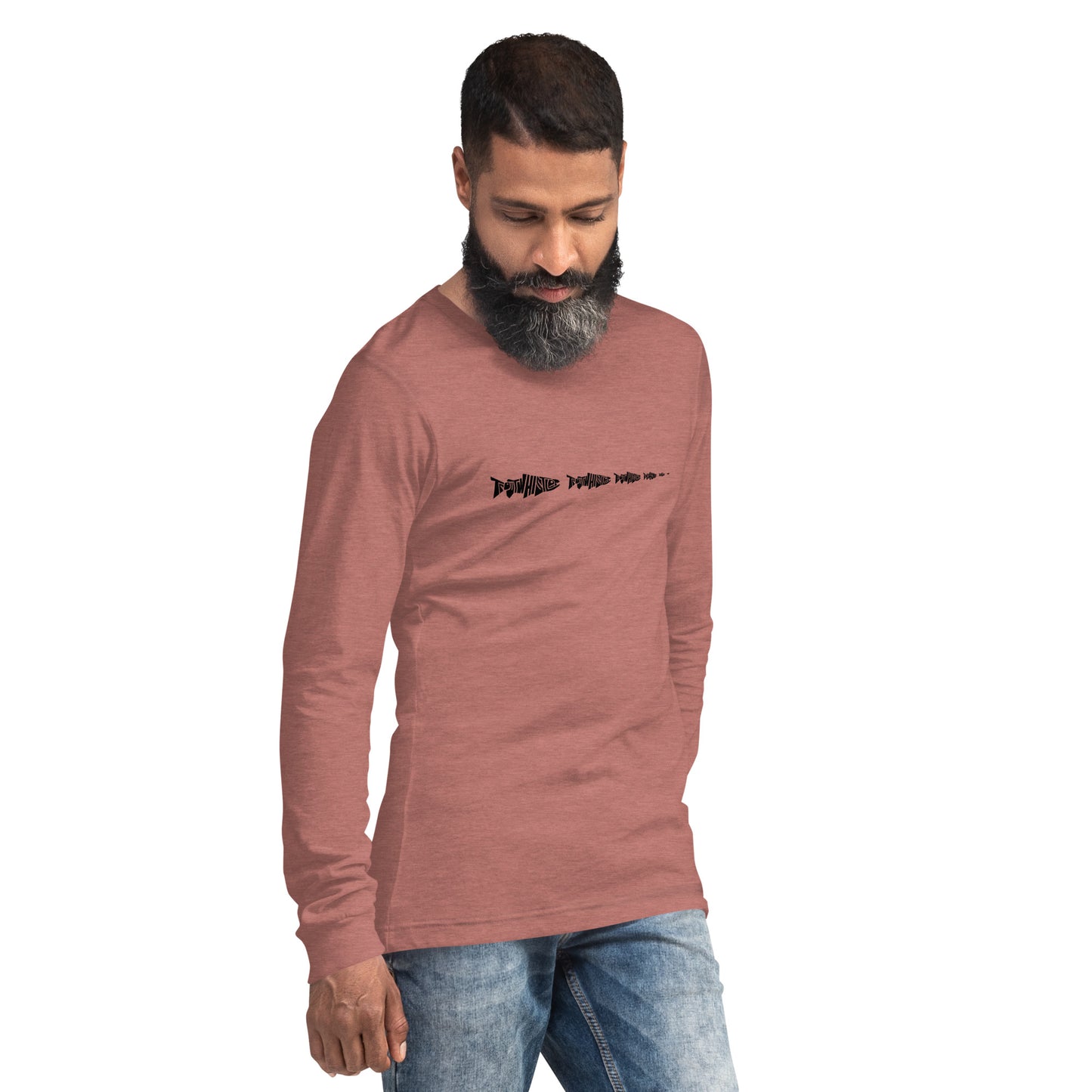 TroutWhistler - Long Sleeve Tee | Light w/ Black Multi-Logo