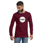 TroutWhistler - Long Sleeve Tee | Dark w/ White Round Logo