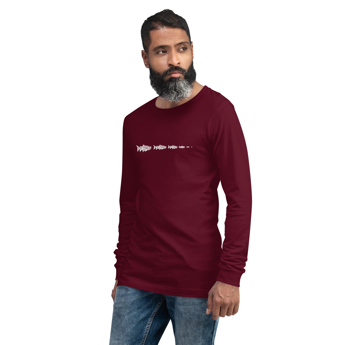 TroutWhistler - Long Sleeve Tee | Dark w/ White Multi-Logo