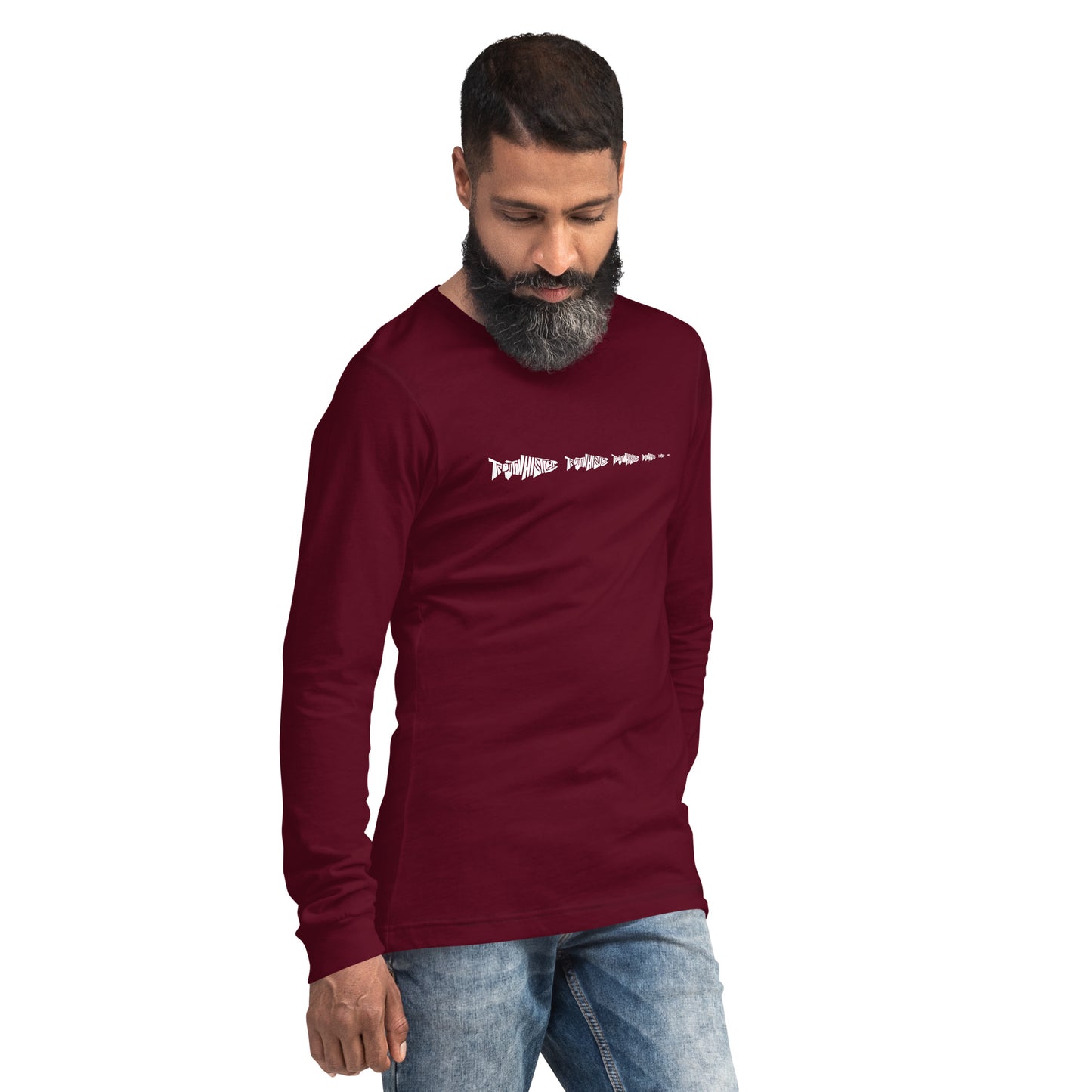 TroutWhistler - Long Sleeve Tee | Dark w/ White Multi-Logo