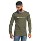 TroutWhistler - Long Sleeve Tee | Dark w/ White Multi-Logo