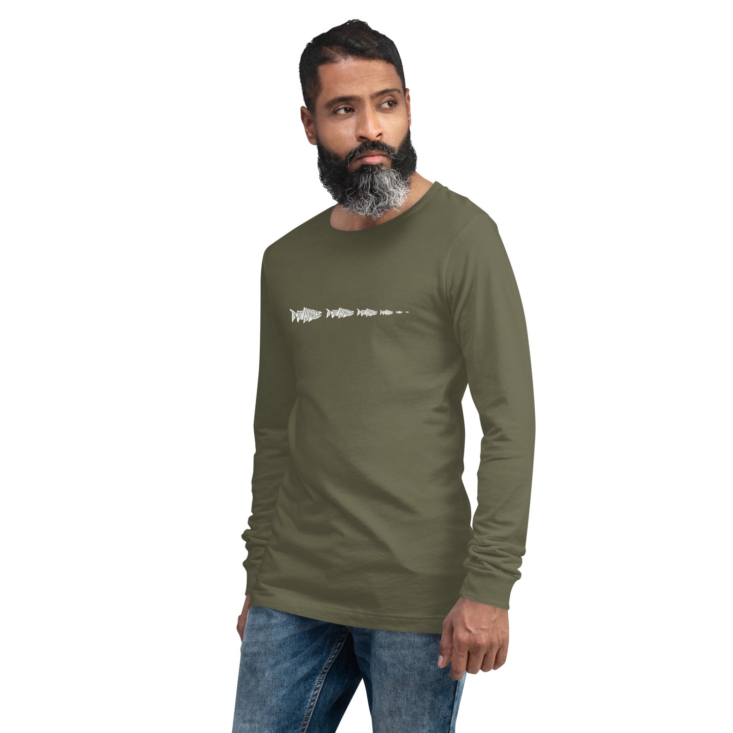 TroutWhistler - Long Sleeve Tee | Dark w/ White Multi-Logo