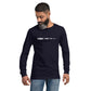 TroutWhistler - Long Sleeve Tee | Dark w/ White Multi-Logo