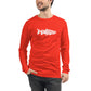 TroutWhistler - Long Sleeve Tee | Dark w/ White Logo