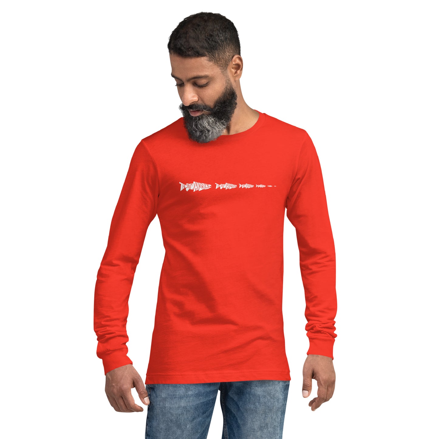 TroutWhistler - Long Sleeve Tee | Dark w/ White Multi-Logo