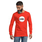 TroutWhistler - Long Sleeve Tee | Dark w/ White Round Logo