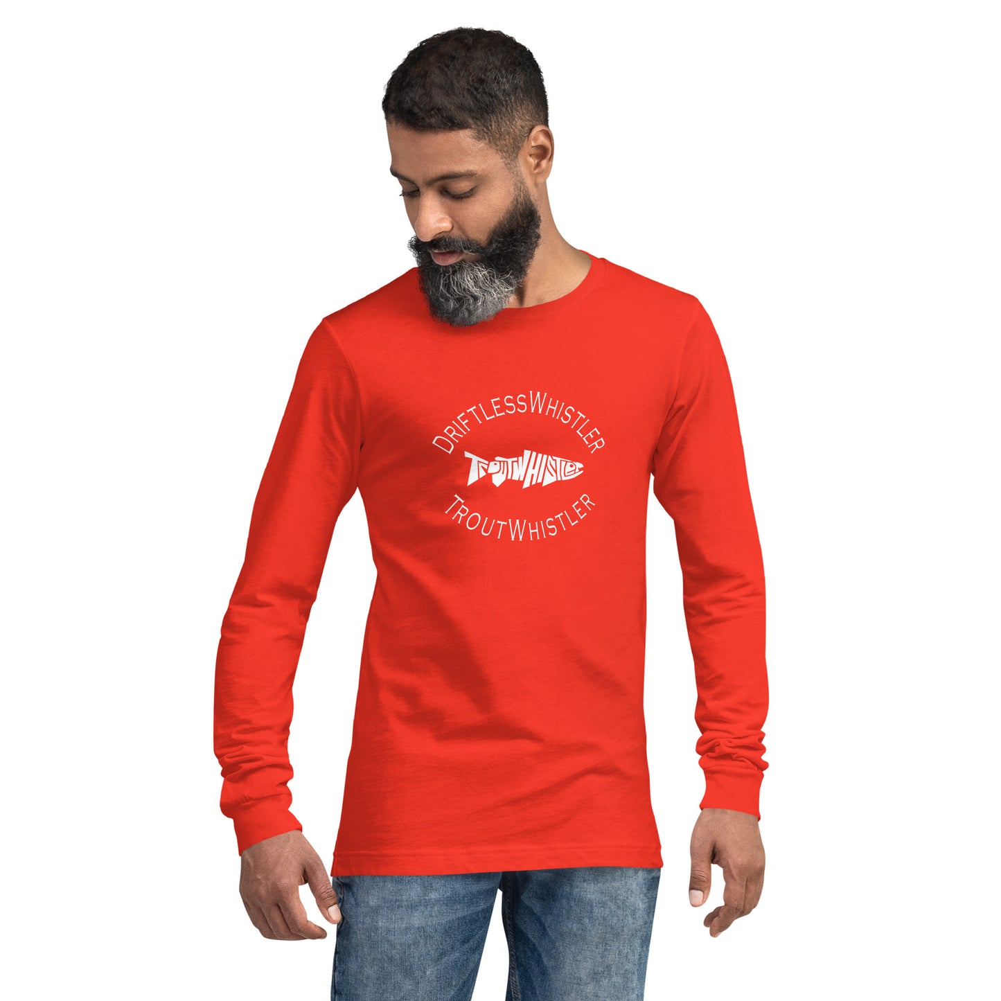 DriftlessWhistler - Long Sleeve Tee | Dark w/ White Logo
