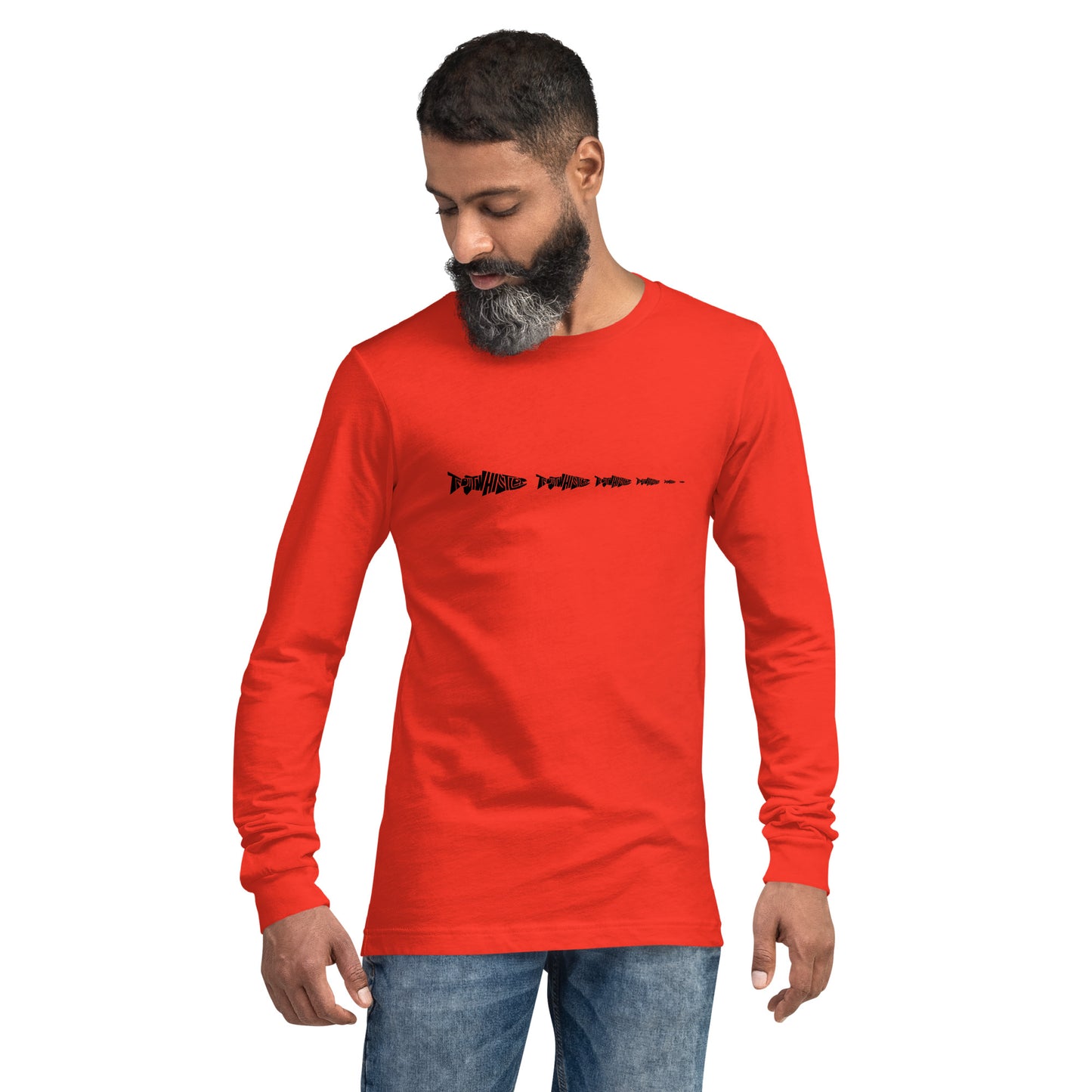 TroutWhistler - Long Sleeve Tee | Light w/ Black Multi-Logo
