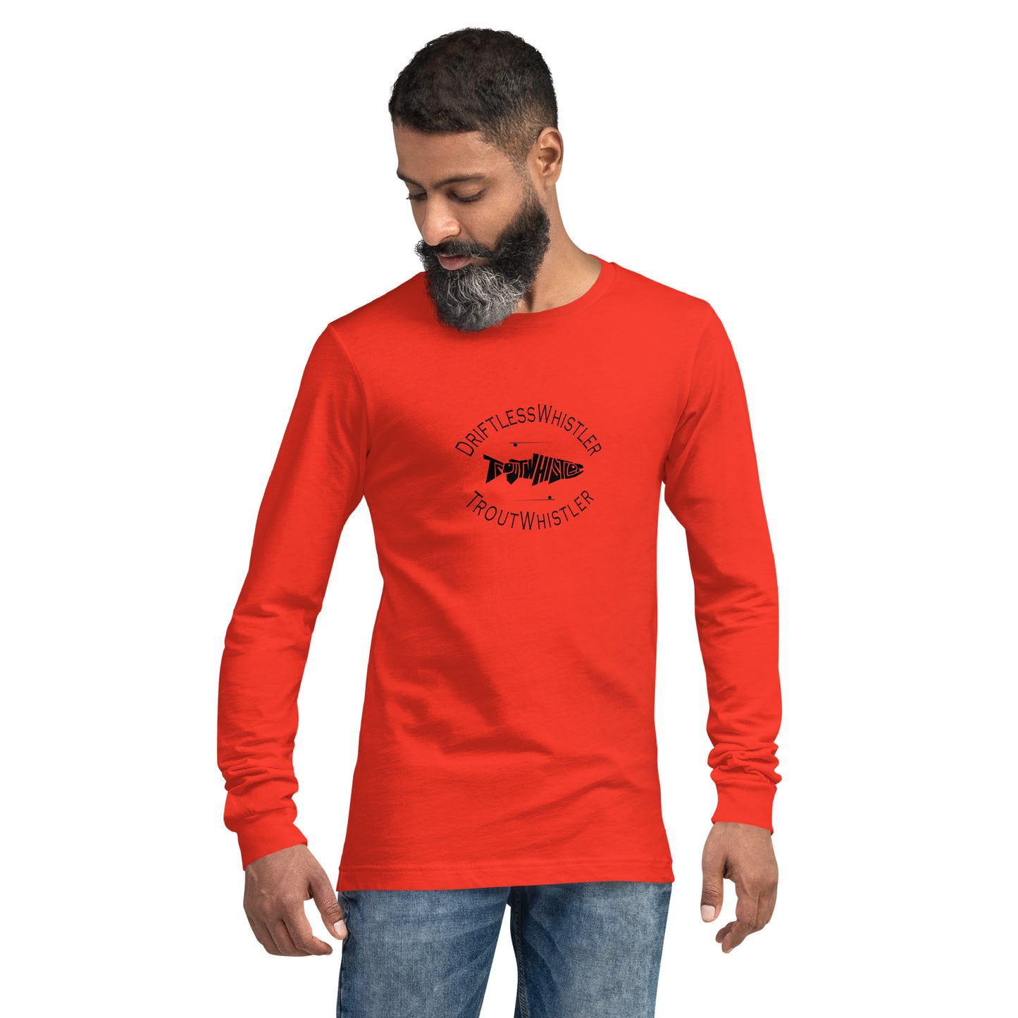 DriftlessWhistler - Long Sleeve Tee | Light w/ Black Logo
