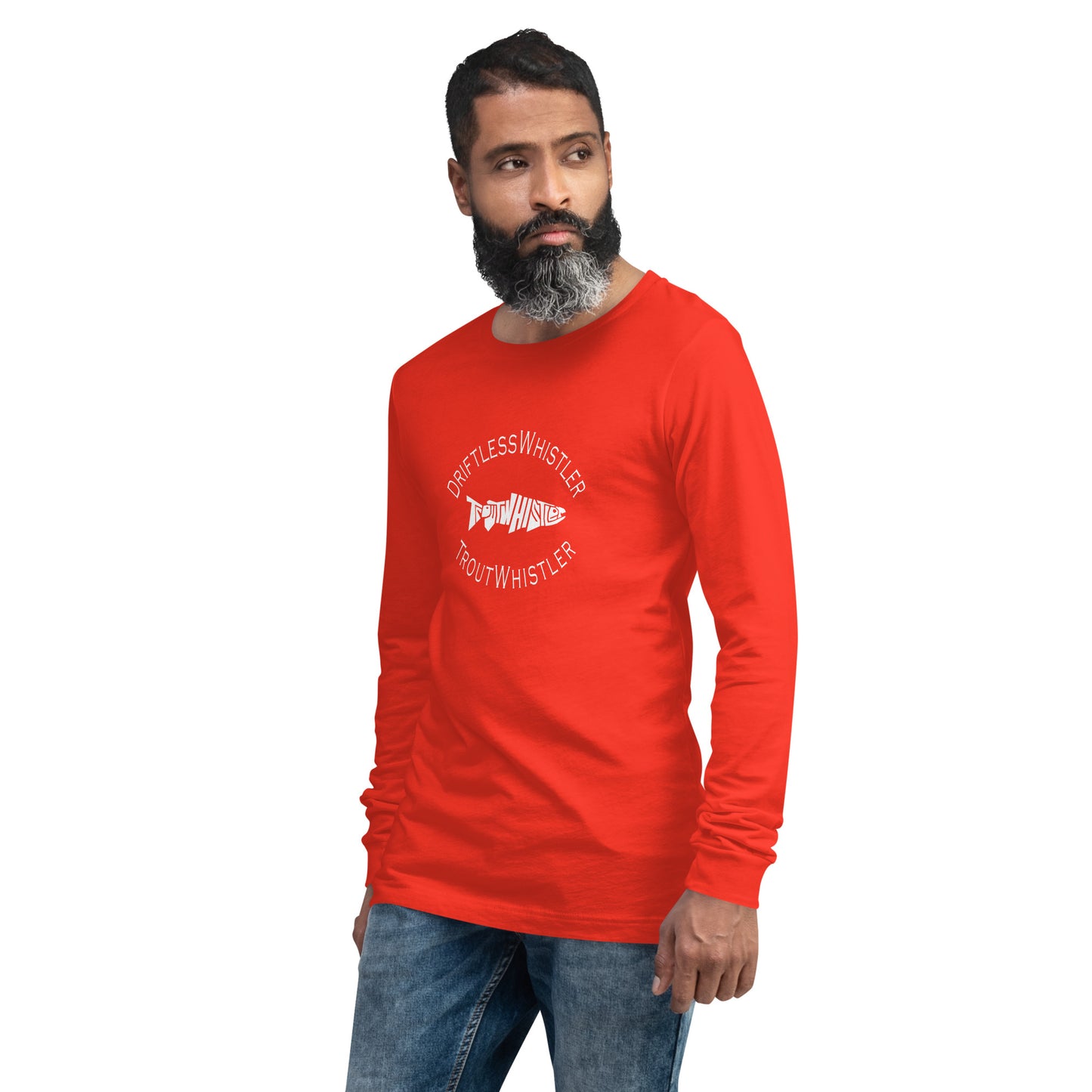 DriftlessWhistler - Long Sleeve Tee | Dark w/ White Logo