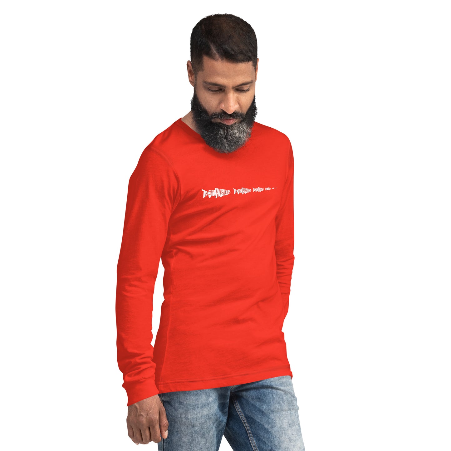 TroutWhistler - Long Sleeve Tee | Dark w/ White Multi-Logo