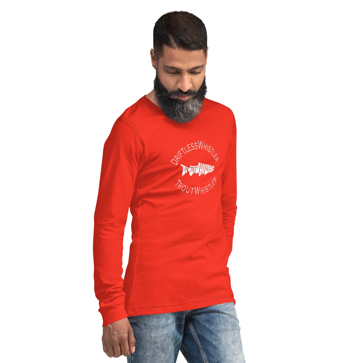DriftlessWhistler - Long Sleeve Tee | Dark w/ White Logo
