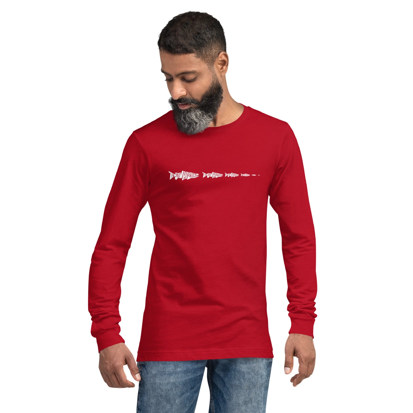 TroutWhistler - Long Sleeve Tee | Dark w/ White Multi-Logo