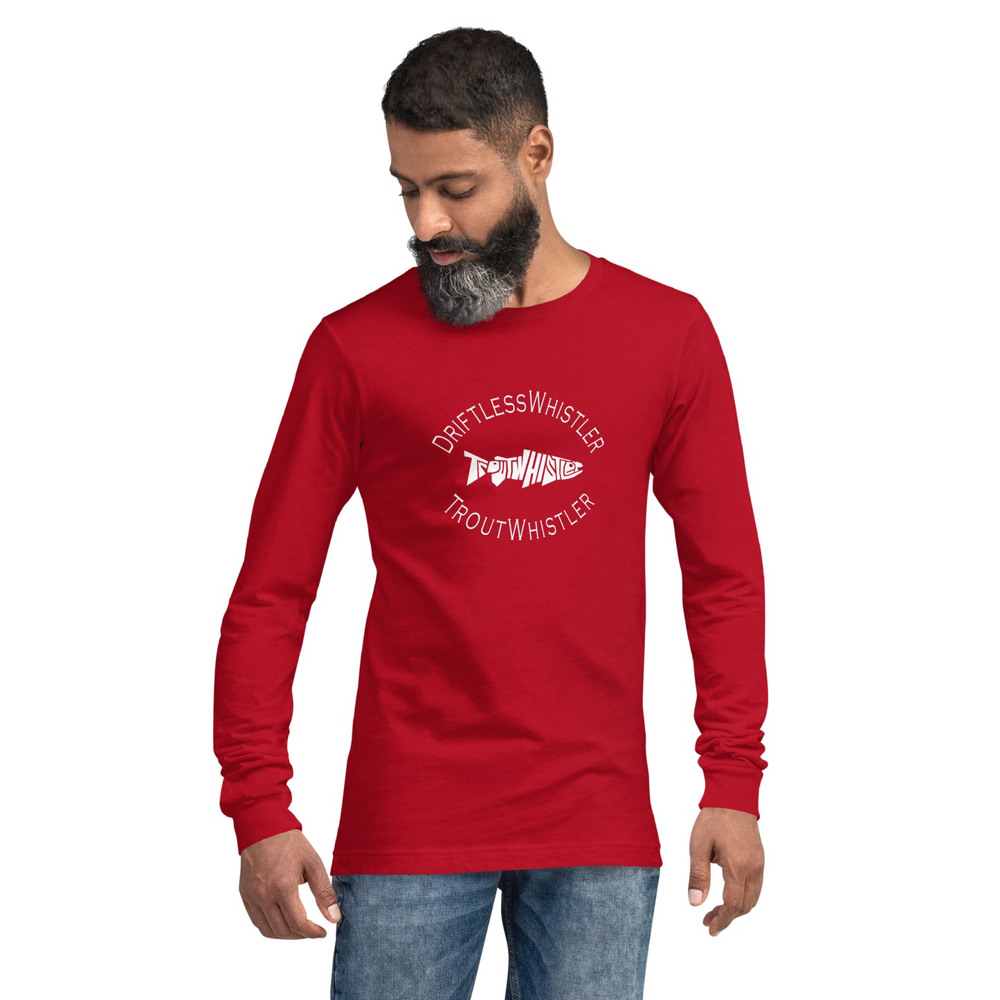 DriftlessWhistler - Long Sleeve Tee | Dark w/ White Logo