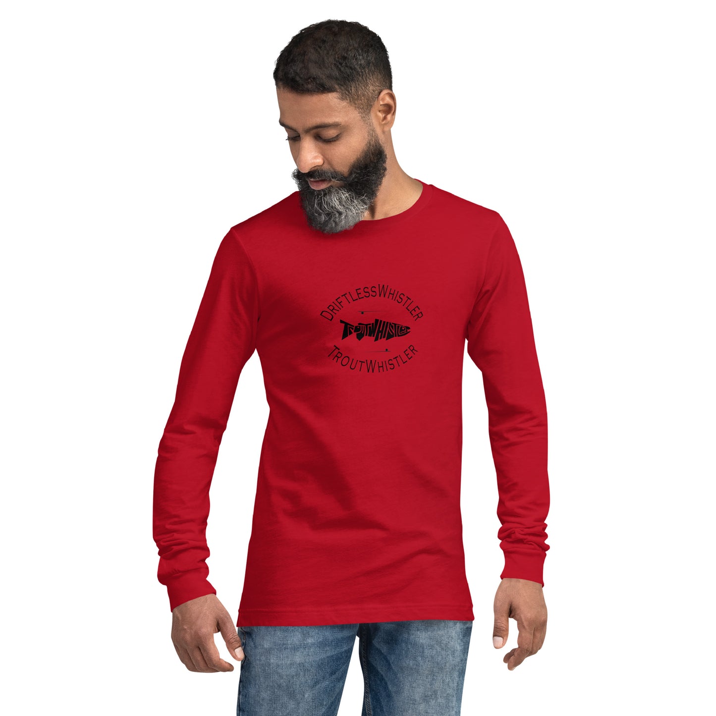 DriftlessWhistler - Long Sleeve Tee | Light w/ Black Logo