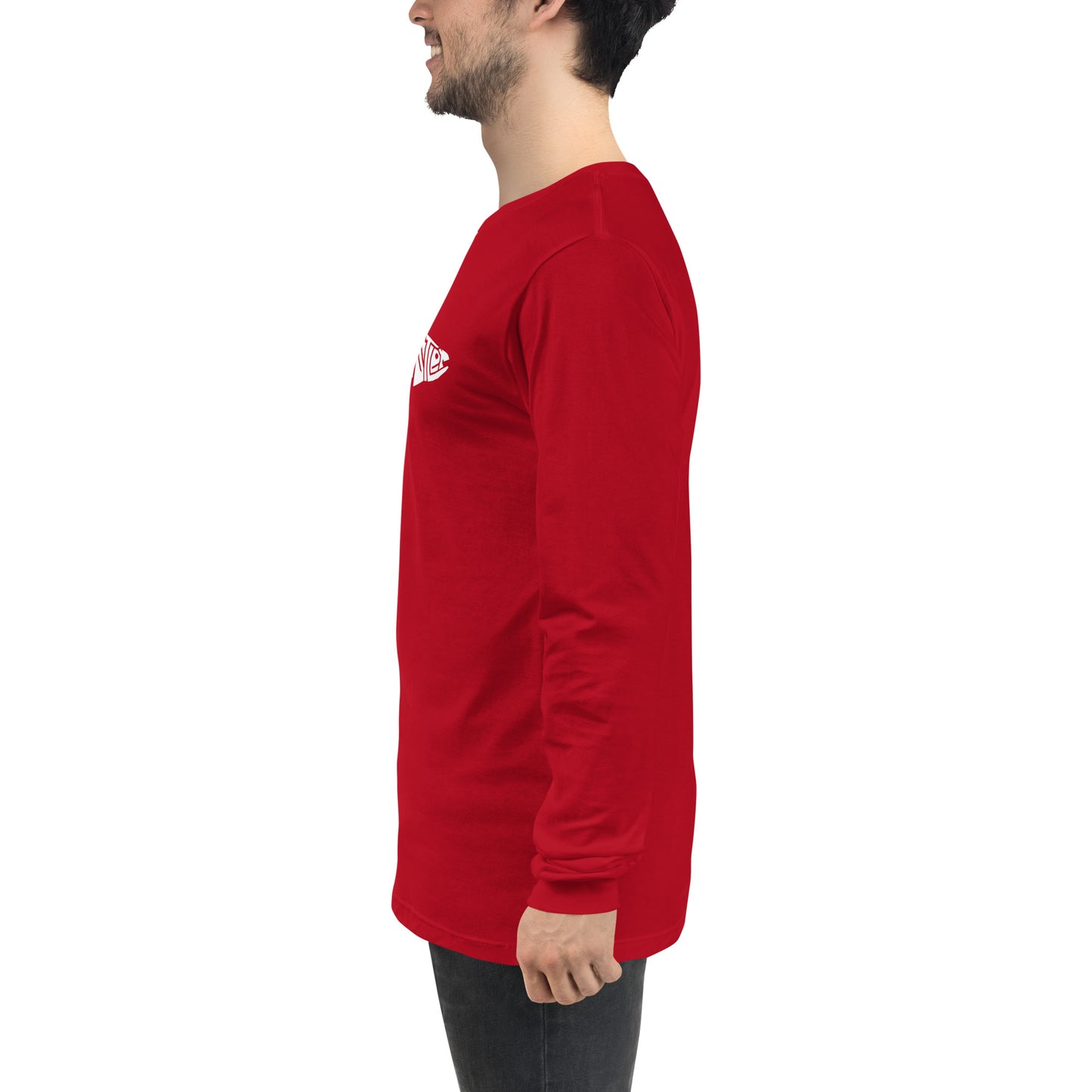 TroutWhistler - Long Sleeve Tee | Dark w/ White Logo