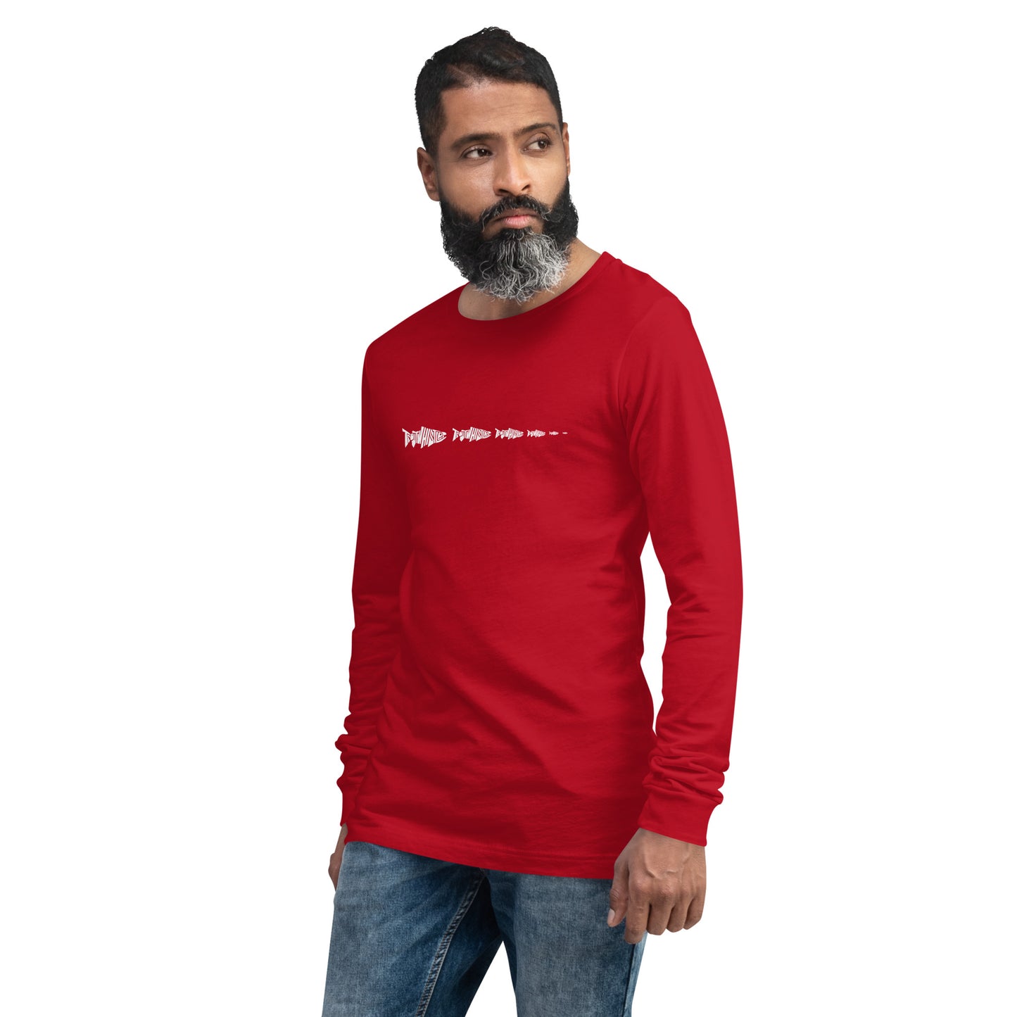 TroutWhistler - Long Sleeve Tee | Dark w/ White Multi-Logo