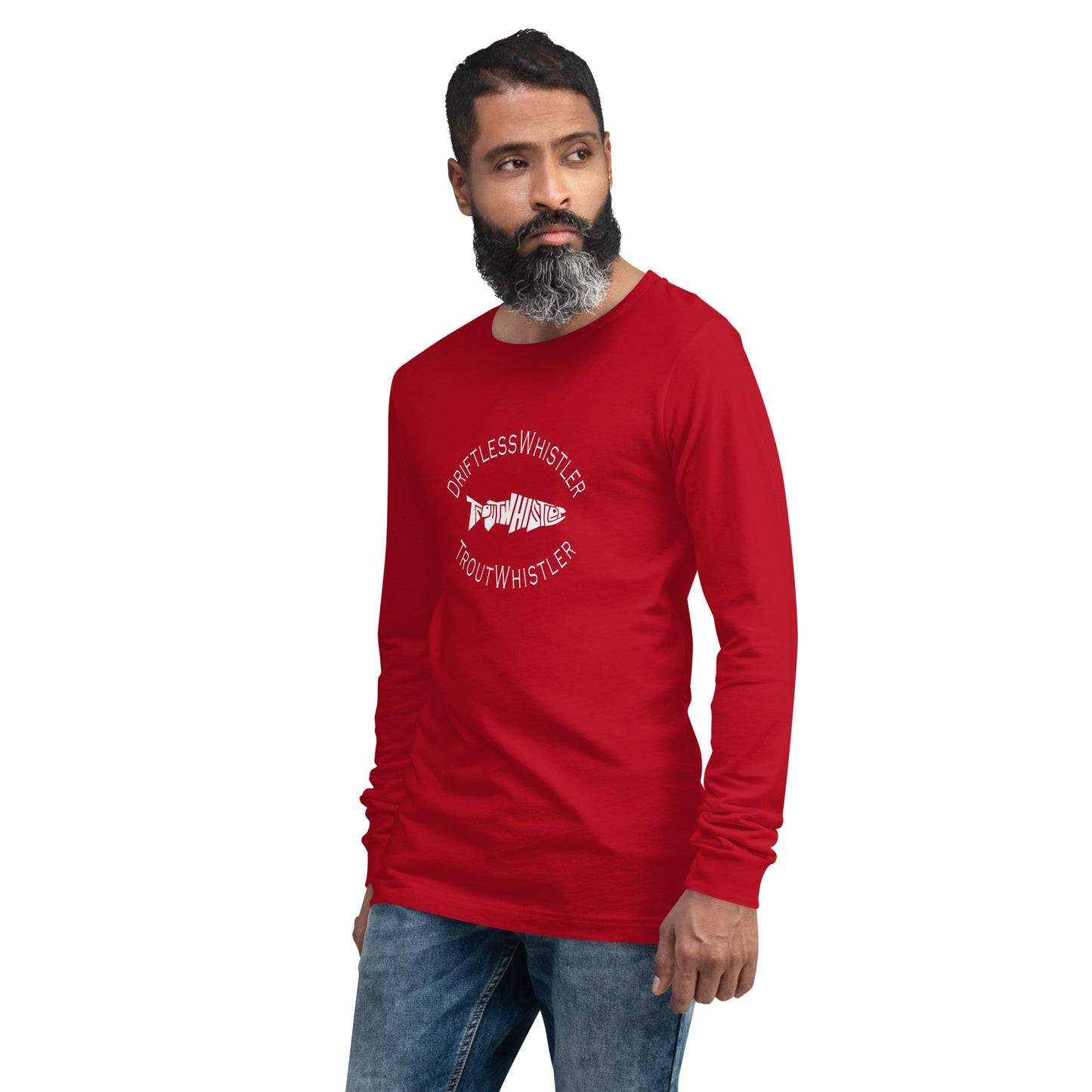 DriftlessWhistler - Long Sleeve Tee | Dark w/ White Logo