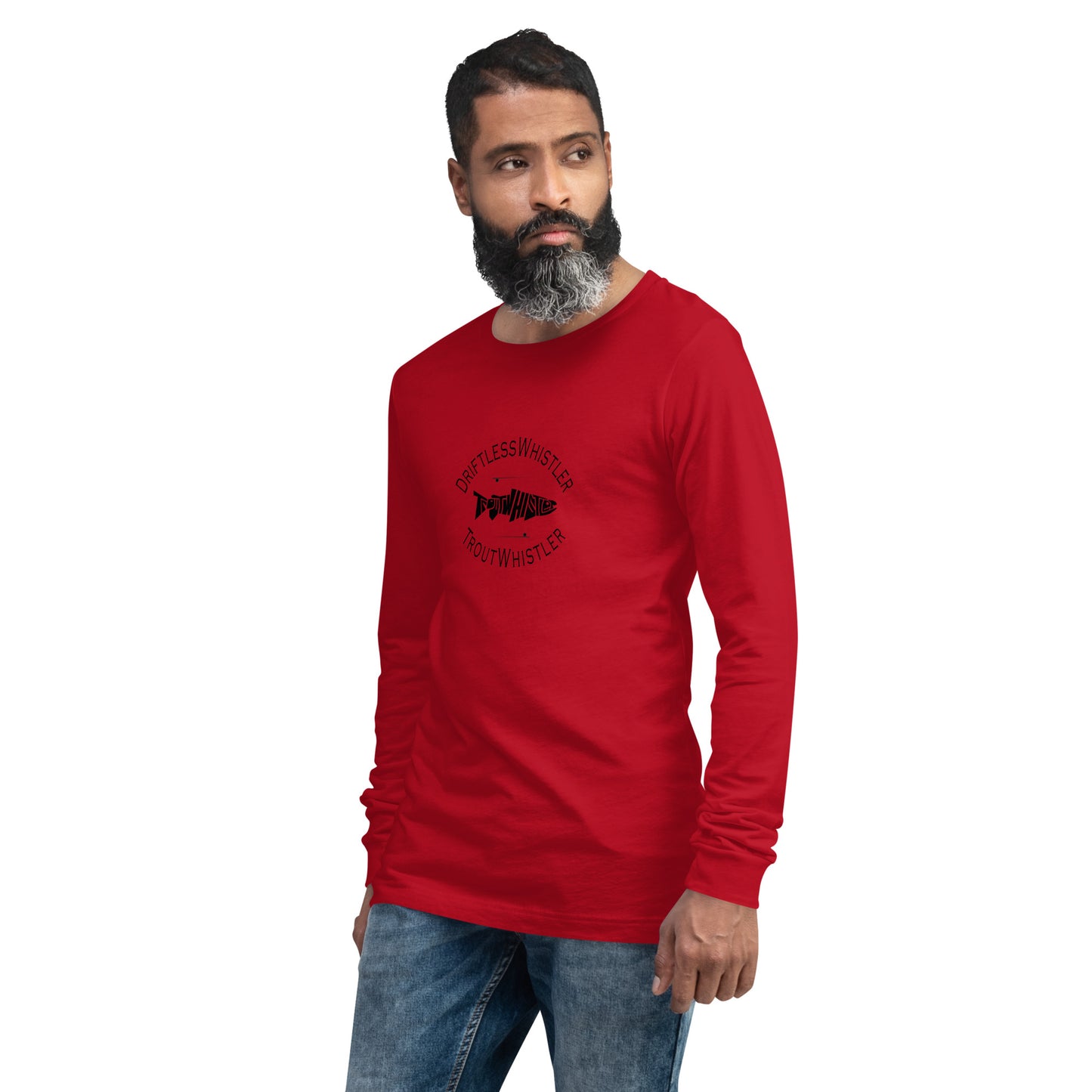 DriftlessWhistler - Long Sleeve Tee | Light w/ Black Logo