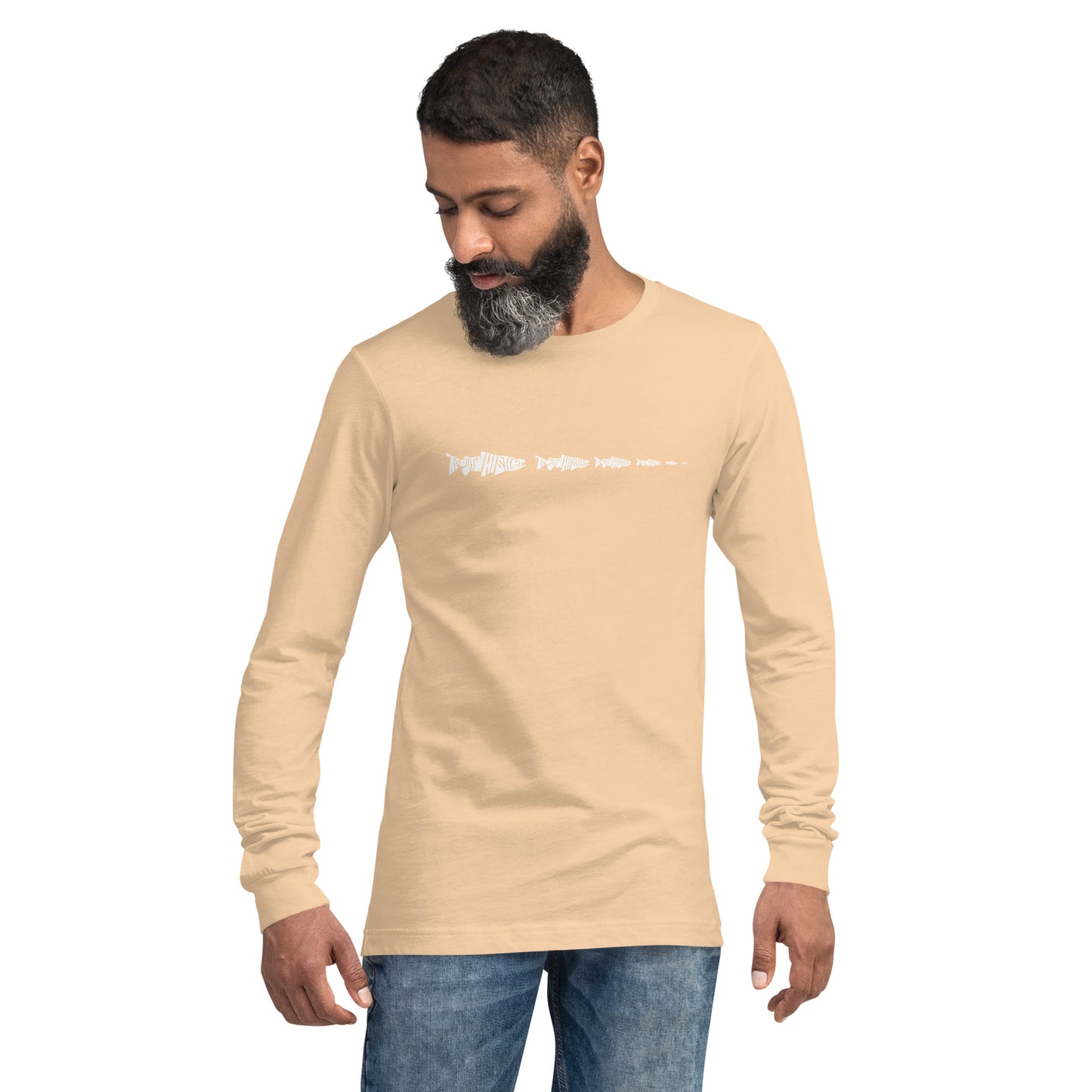 TroutWhistler - Long Sleeve Tee | Dark w/ White Multi-Logo
