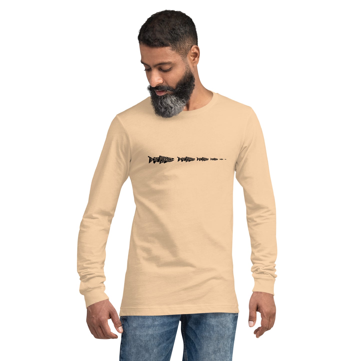 TroutWhistler - Long Sleeve Tee | Light w/ Black Multi-Logo