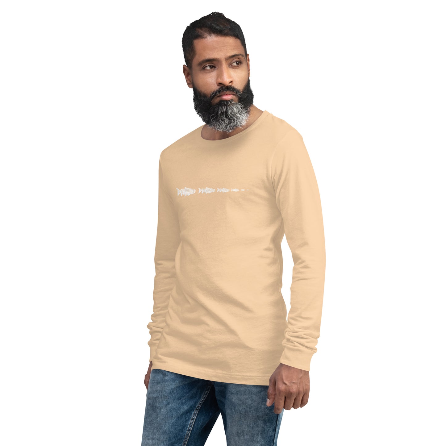 TroutWhistler - Long Sleeve Tee | Dark w/ White Multi-Logo