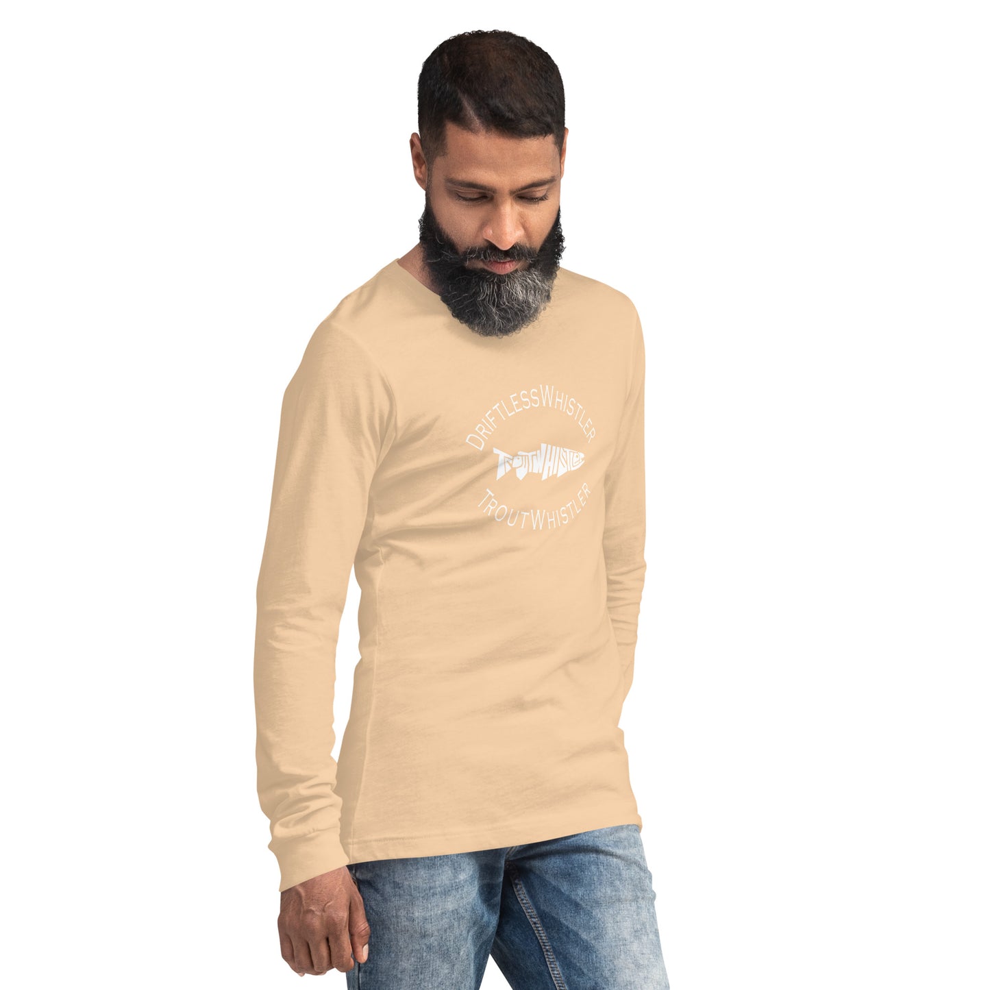 DriftlessWhistler - Long Sleeve Tee | Dark w/ White Logo