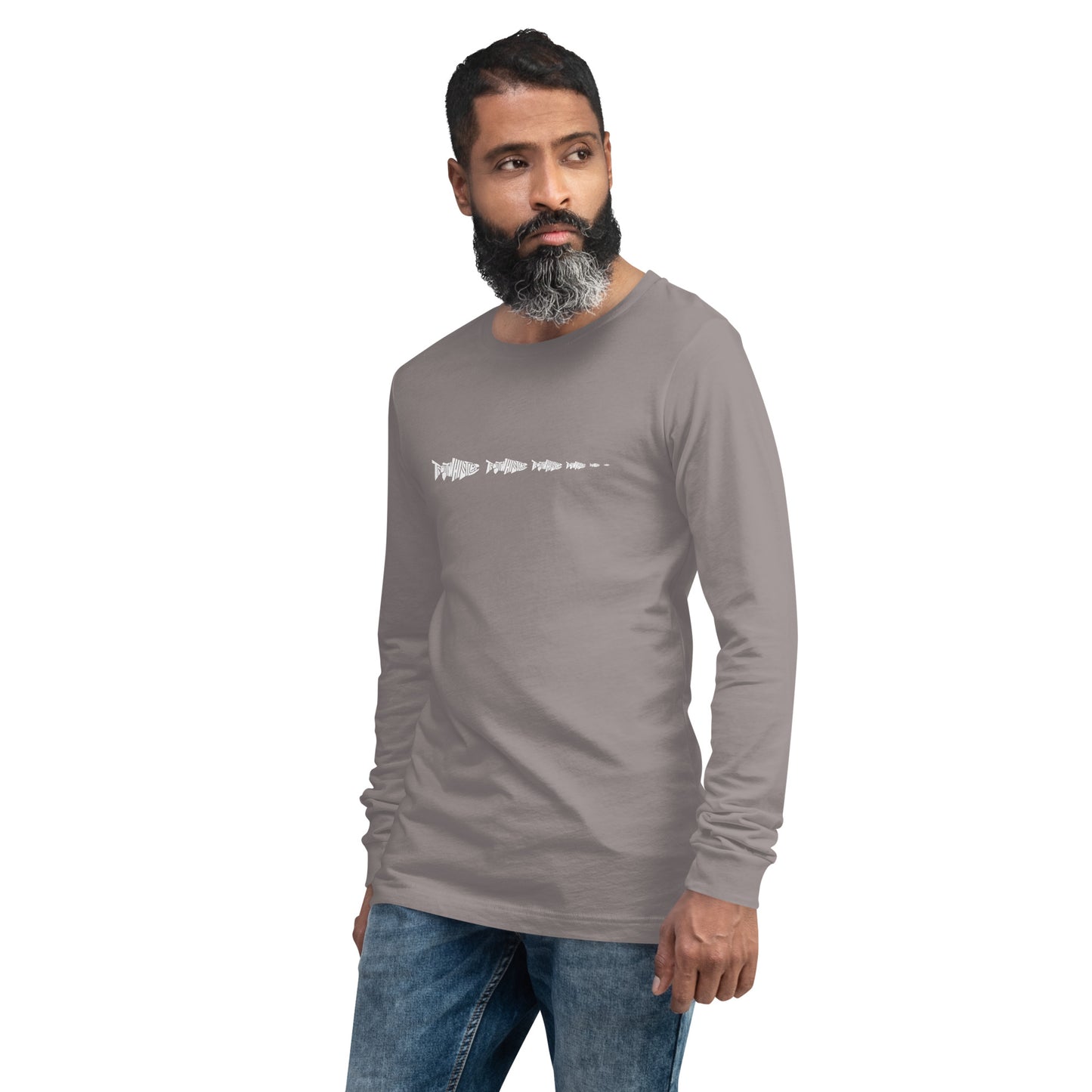 TroutWhistler - Long Sleeve Tee | Dark w/ White Multi-Logo