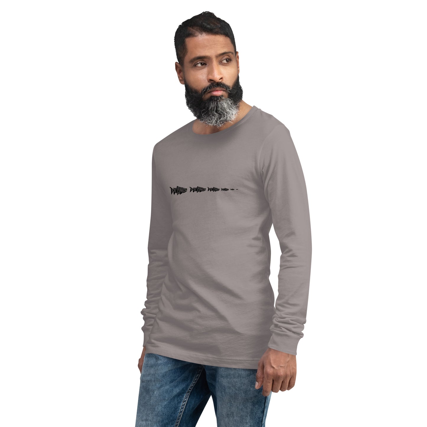 TroutWhistler - Long Sleeve Tee | Light w/ Black Multi-Logo