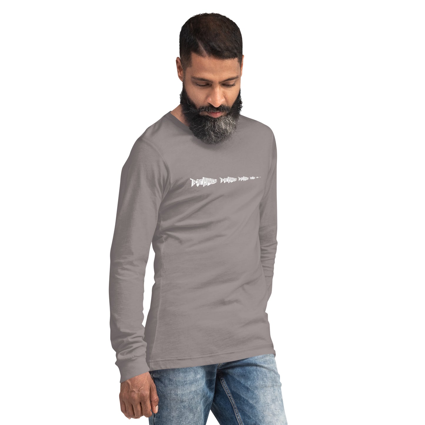 TroutWhistler - Long Sleeve Tee | Dark w/ White Multi-Logo