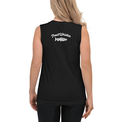 TroutWhistler - Women's Muscles Shirt | Dark w/ TW Logo